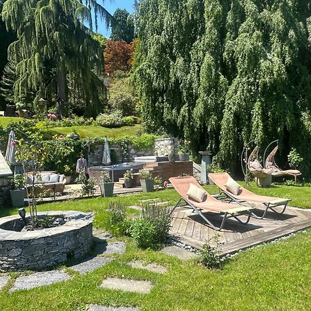 Private Luxury Spa & Silence Retreat With Spectacular View Over The Lake Maggiore Stresa Exterior foto