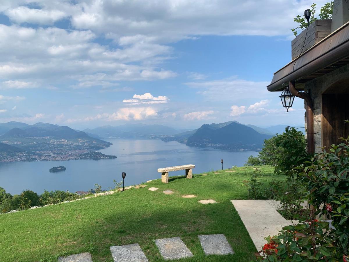 Private Luxury Spa & Silence Retreat With Spectacular View Over The Lake Maggiore Stresa Exterior foto