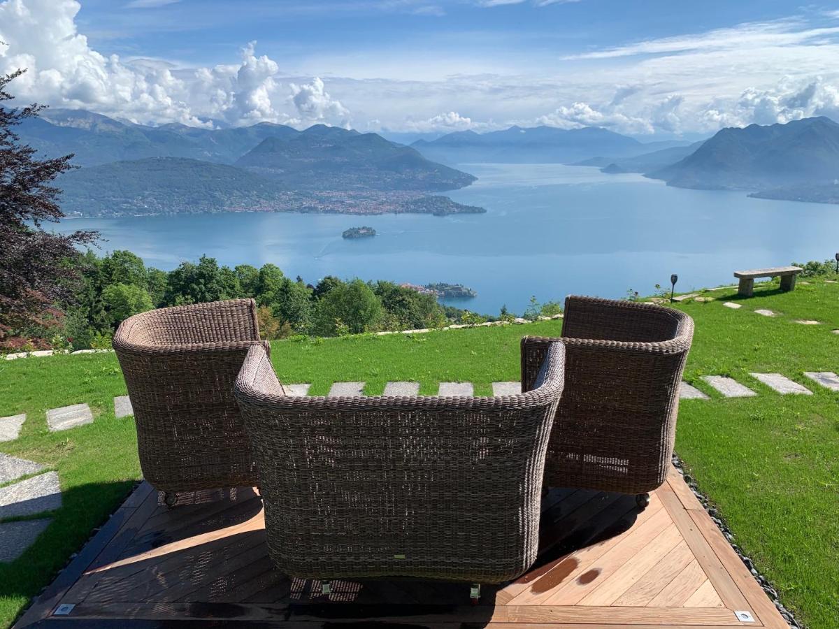 Private Luxury Spa & Silence Retreat With Spectacular View Over The Lake Maggiore Stresa Exterior foto