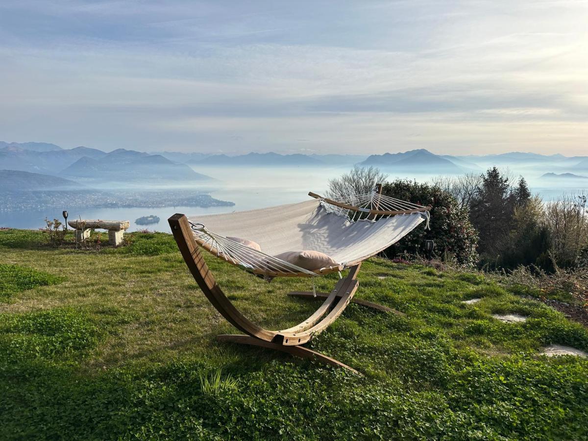 Private Luxury Spa & Silence Retreat With Spectacular View Over The Lake Maggiore Stresa Exterior foto