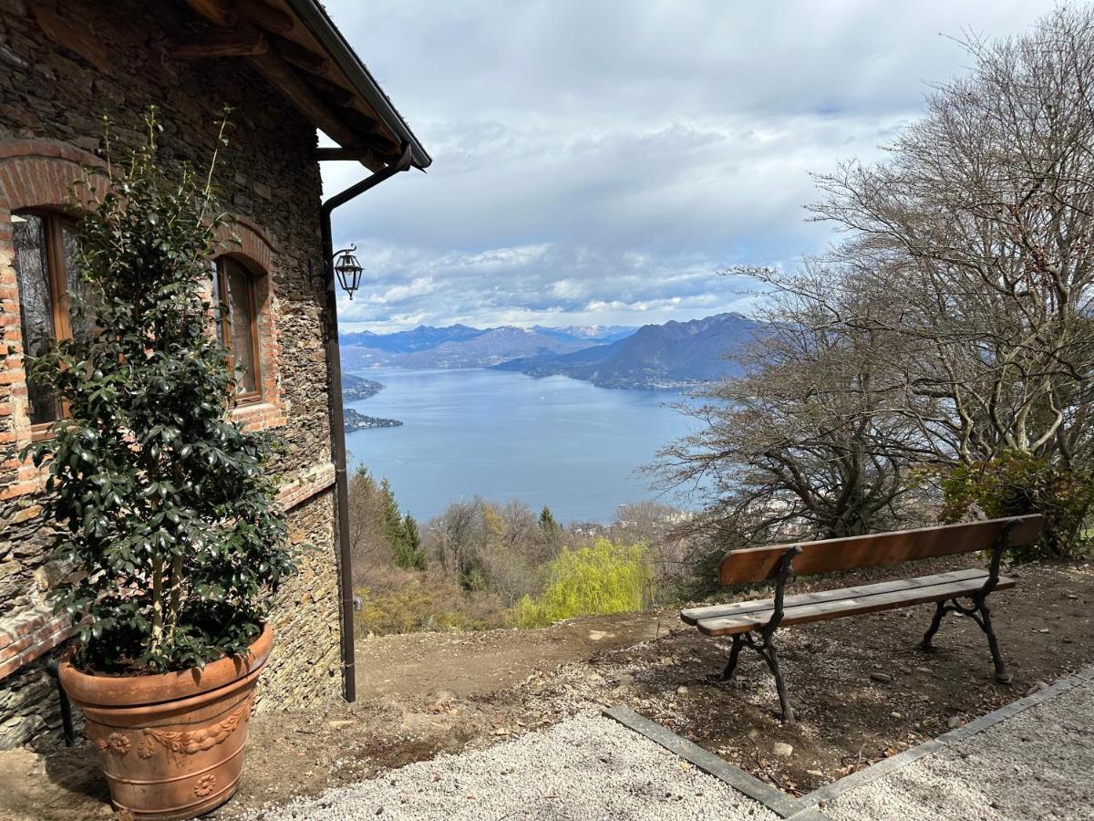 Private Luxury Spa & Silence Retreat With Spectacular View Over The Lake Maggiore Stresa Exterior foto